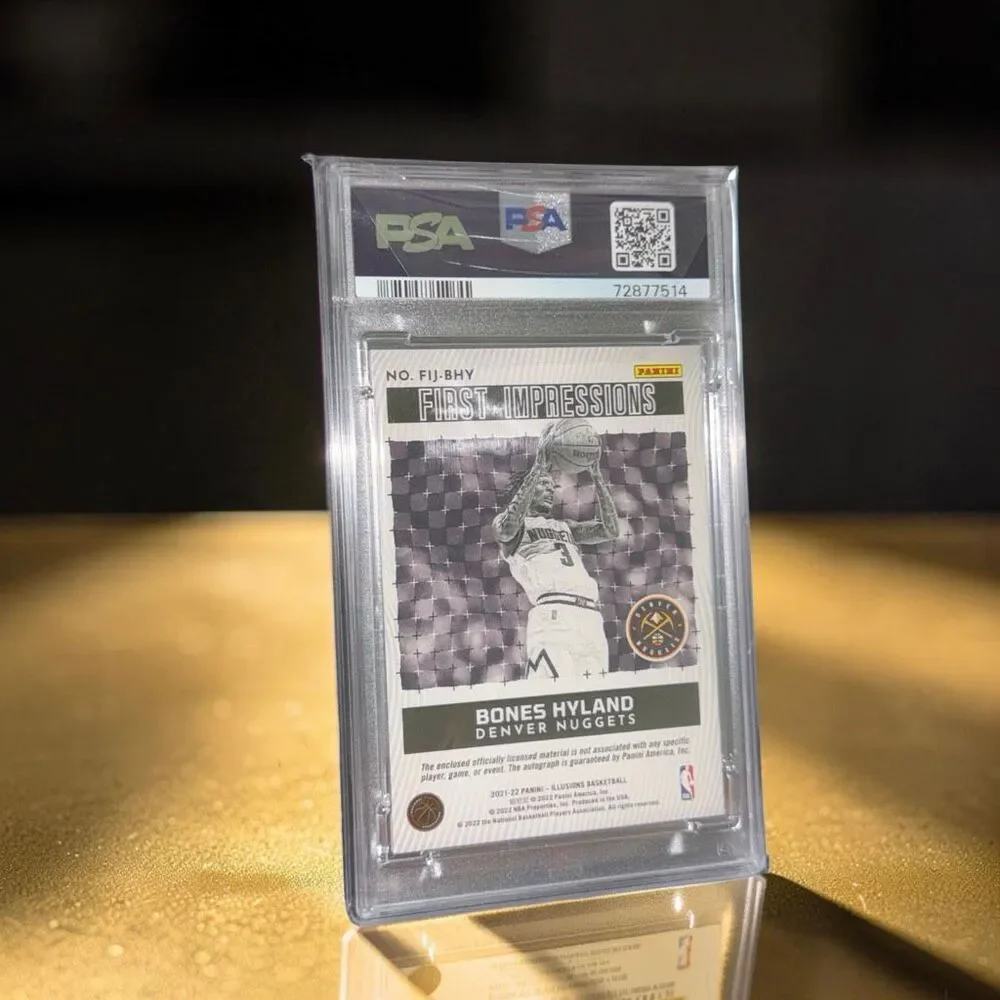 ‘21 ILLUSION BONES HYLAND FIRST IMPRESSION JSY.AU. GEM MT PSA/DNA CERT 72877514